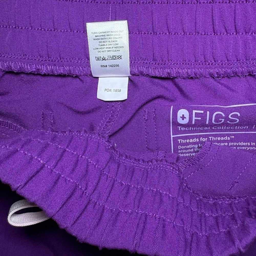 FIGS Yola Magic Purple Healthcare Skinny Scrub Pants Womens Size Small - Picture 5 of 8